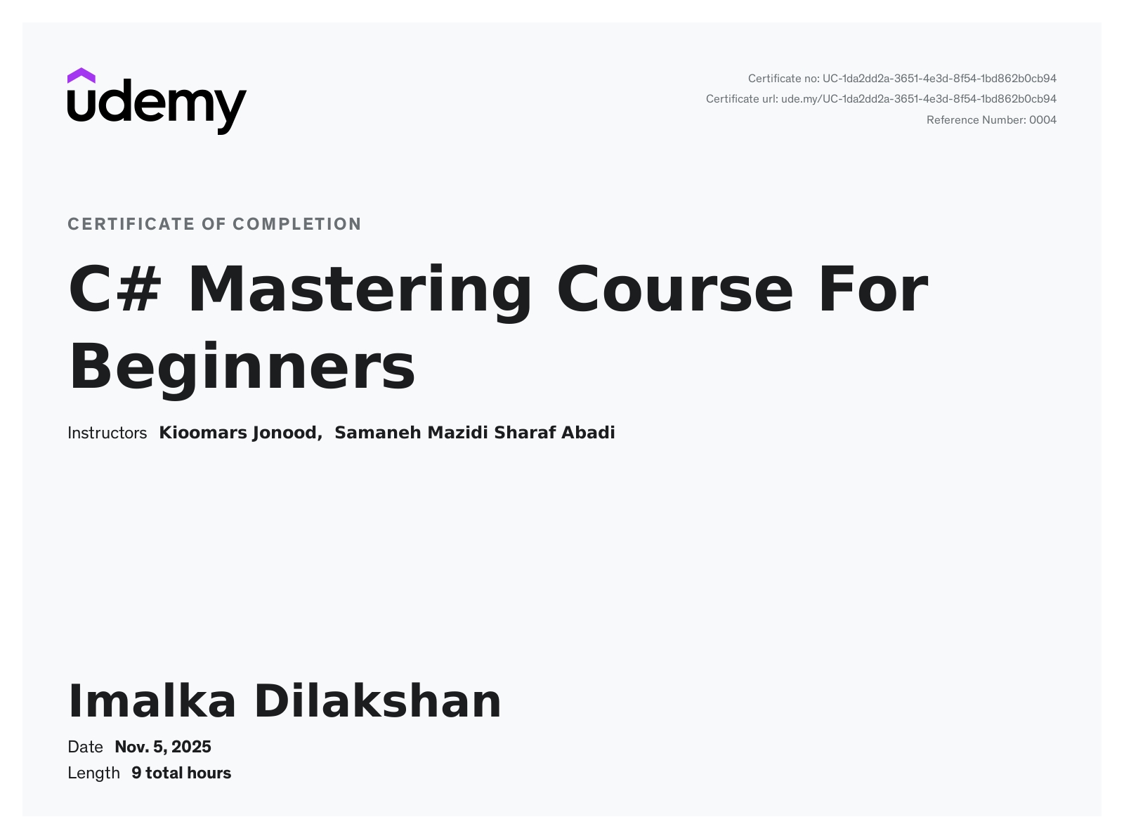 C# for Beginners